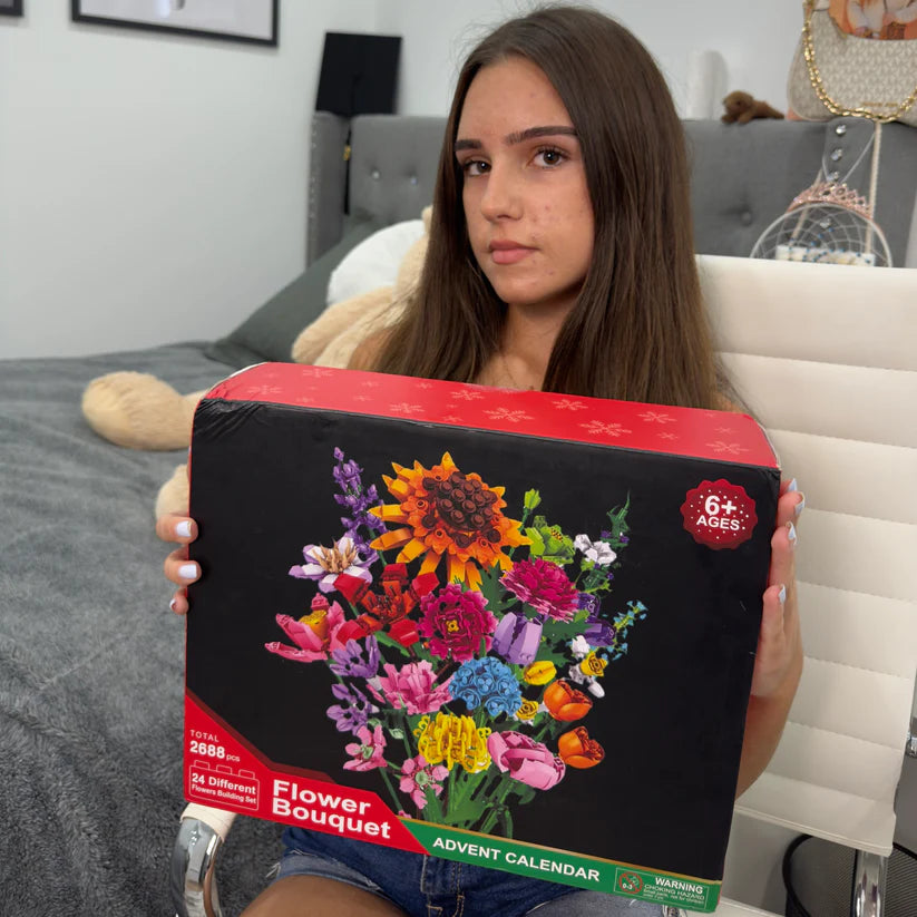 Kalendarz Adwentowy z Bukietami